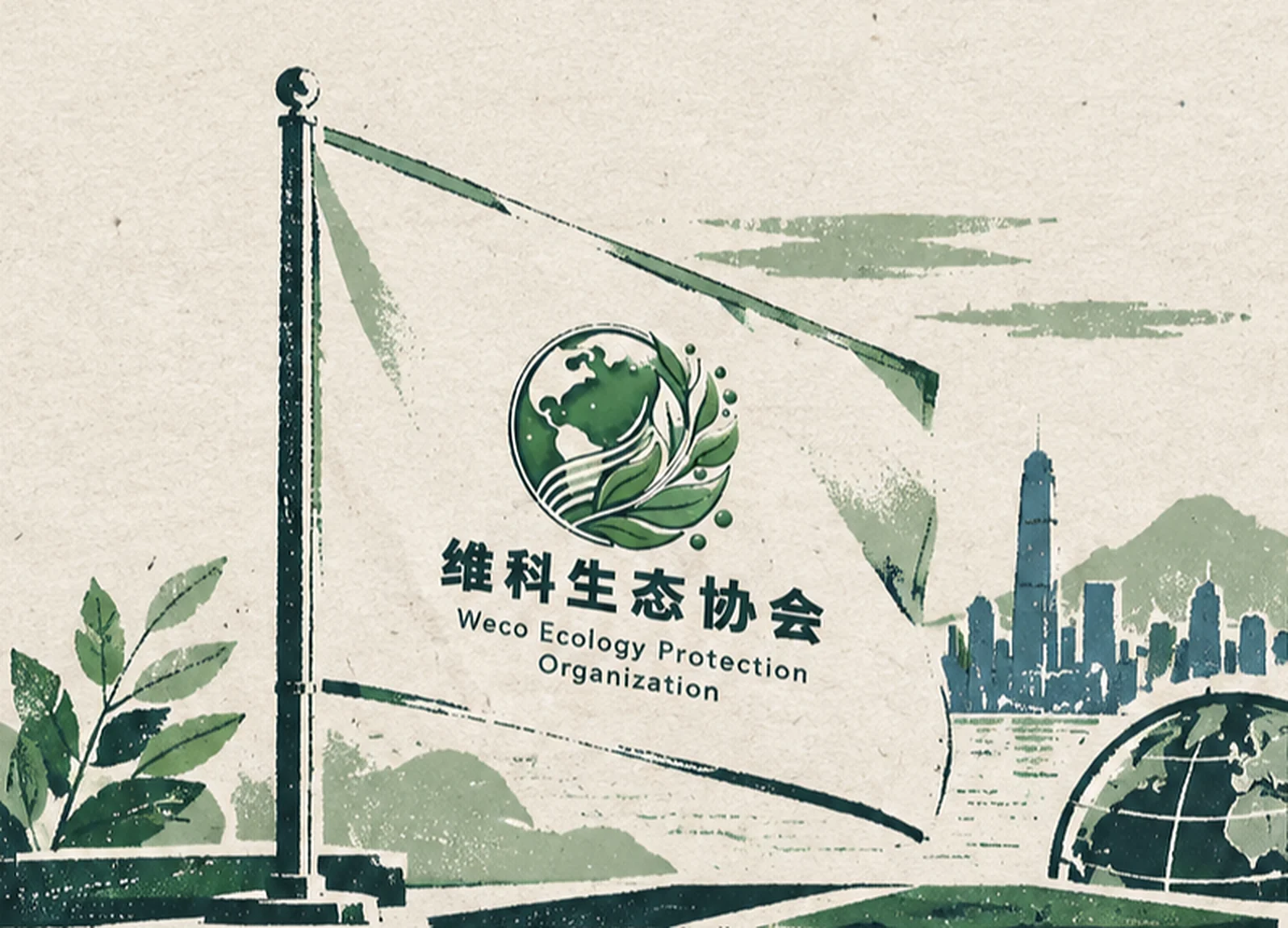WEPO 维科生态协会全球视野示意图